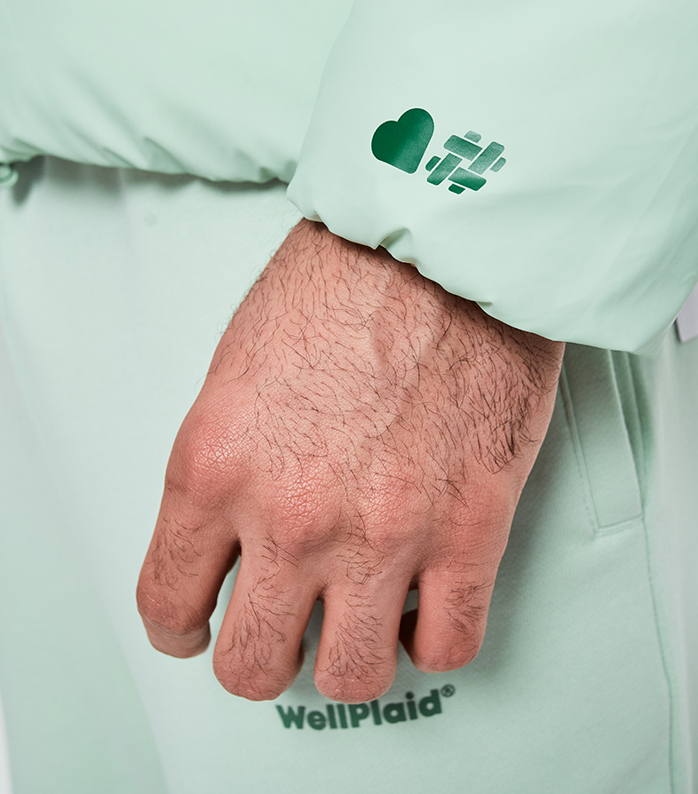 Reversible Puffer Jacket - Mint Green image number 6