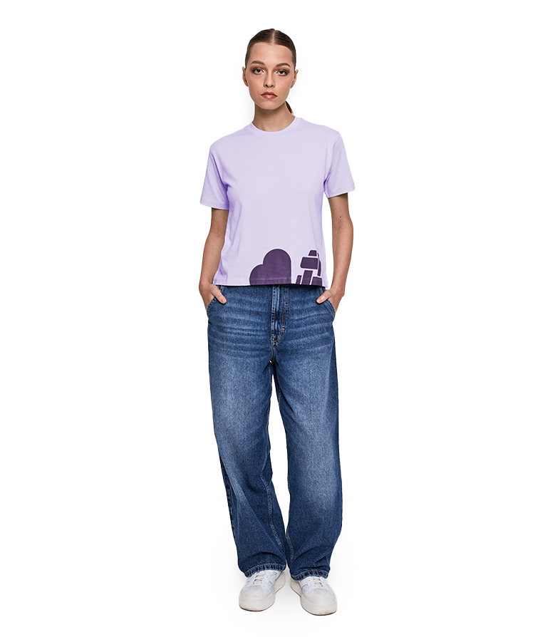 Cropped Tee - Tickled Pink image number 7