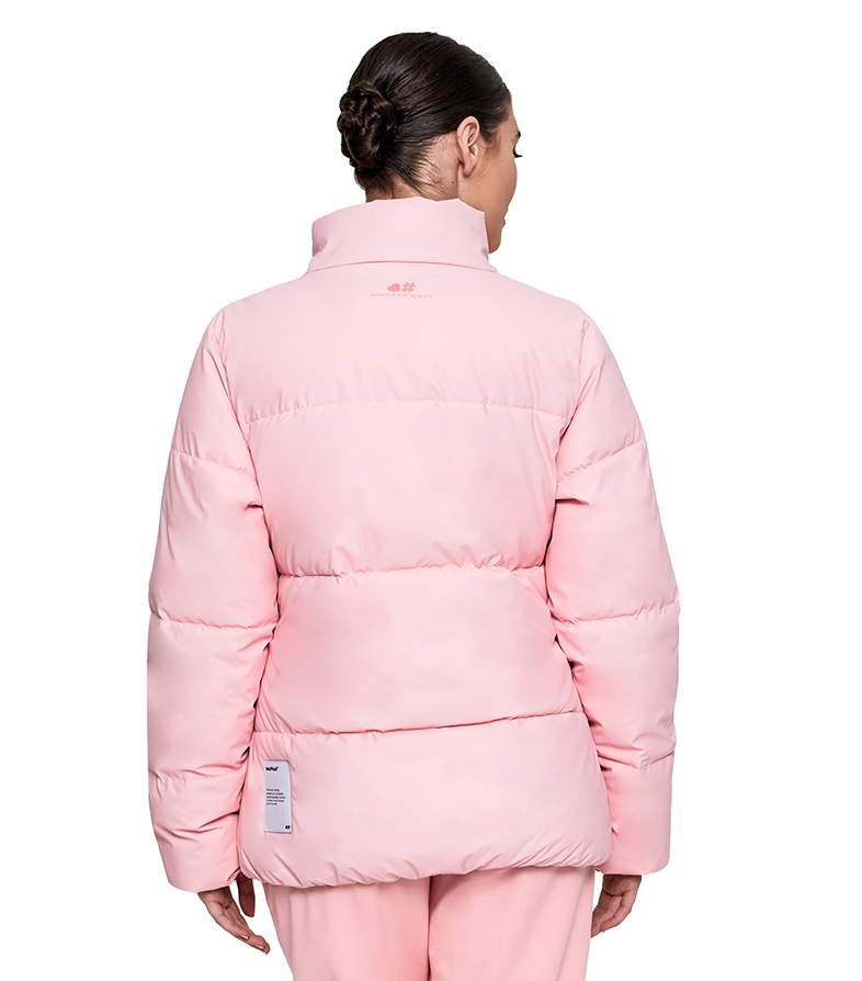 Reversible Puffer Jacket - Tickled Pink image number 4