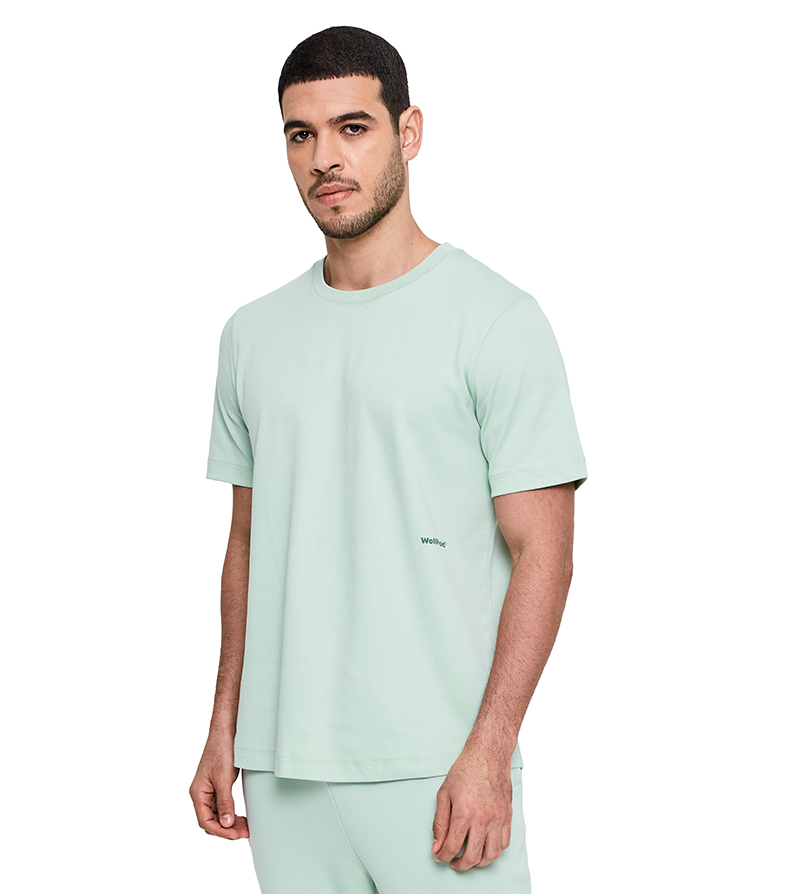 Curved Comfort T-shirt - Mint Green image number 0