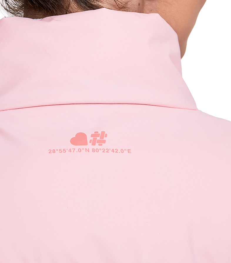Reversible Puffer Jacket - Tickled Pink image number 5