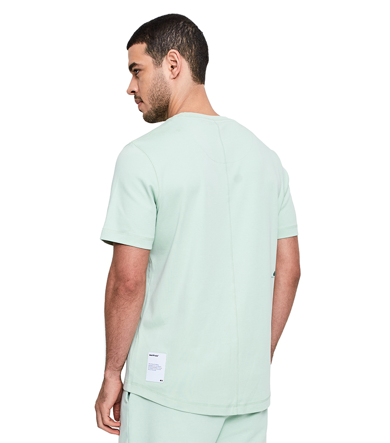 Curved Comfort T-shirt - Mint Green image number 2