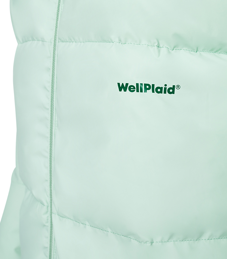 Reversible Puffer Jacket - Mint Green image number 5