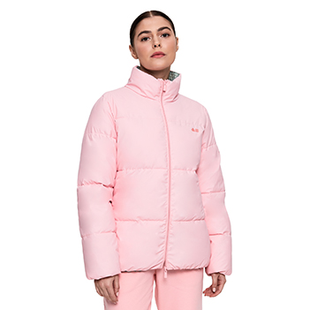Reversible Puffer Jacket - Tickled Pink