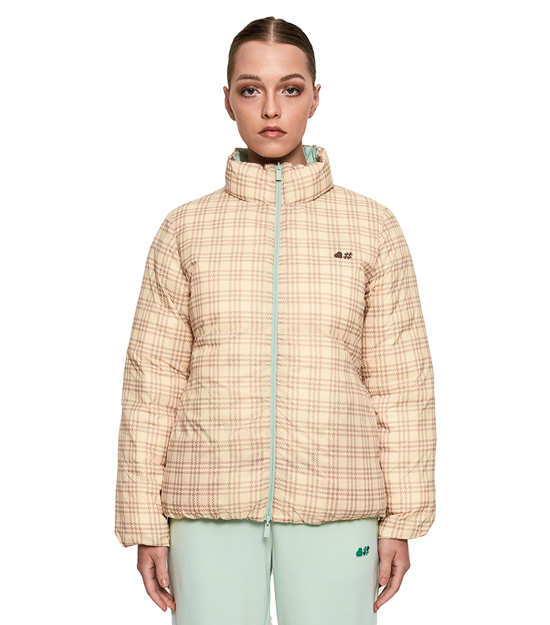 Reversible Puffer Jacket - Mint Green image number 9