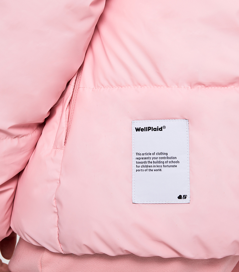 Reversible Puffer Jacket - Tickled Pink image number 6